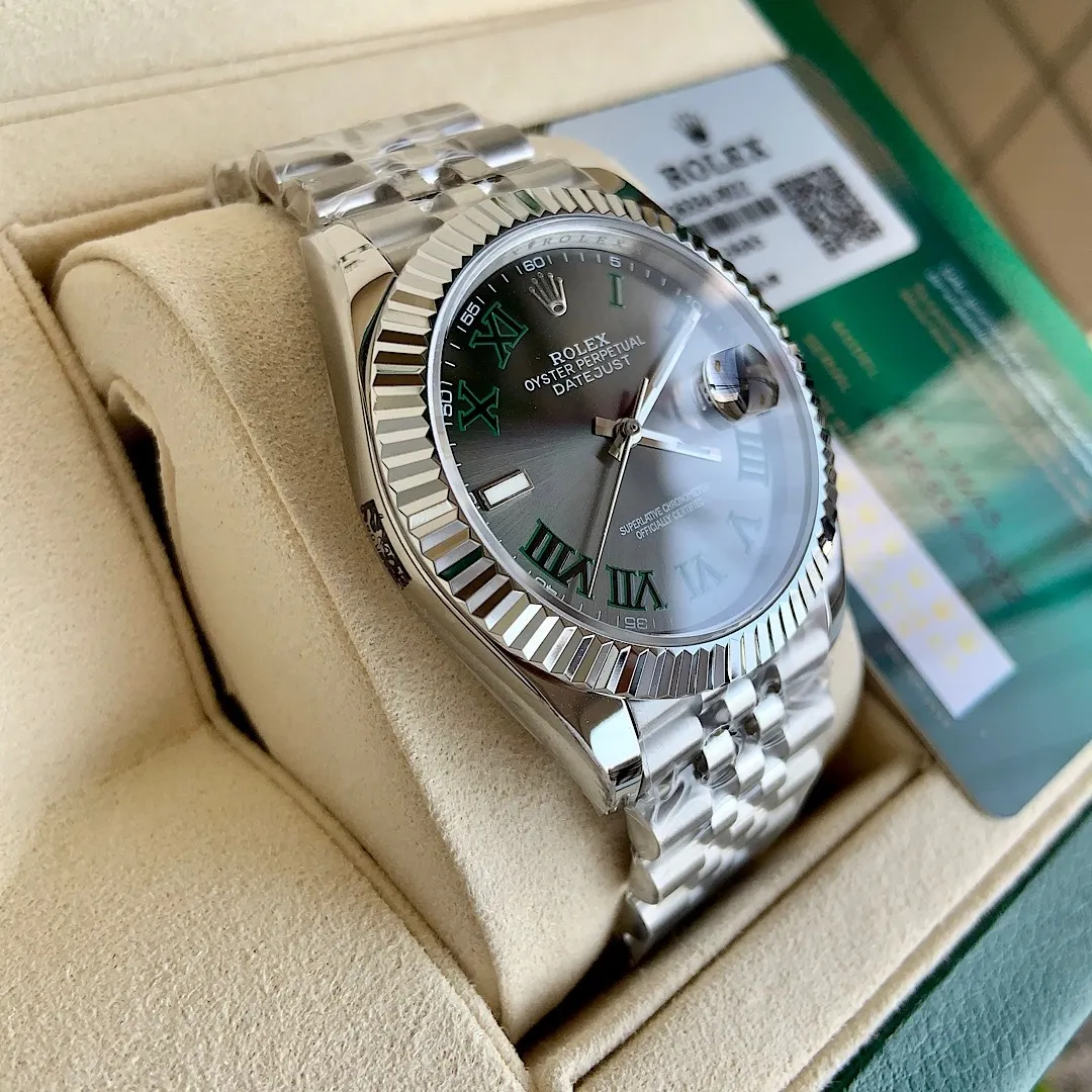 Rolex Datejust 41mm 904L Steel (SW200) Ref. N/A - 1:1 Super Clone Detail View 2