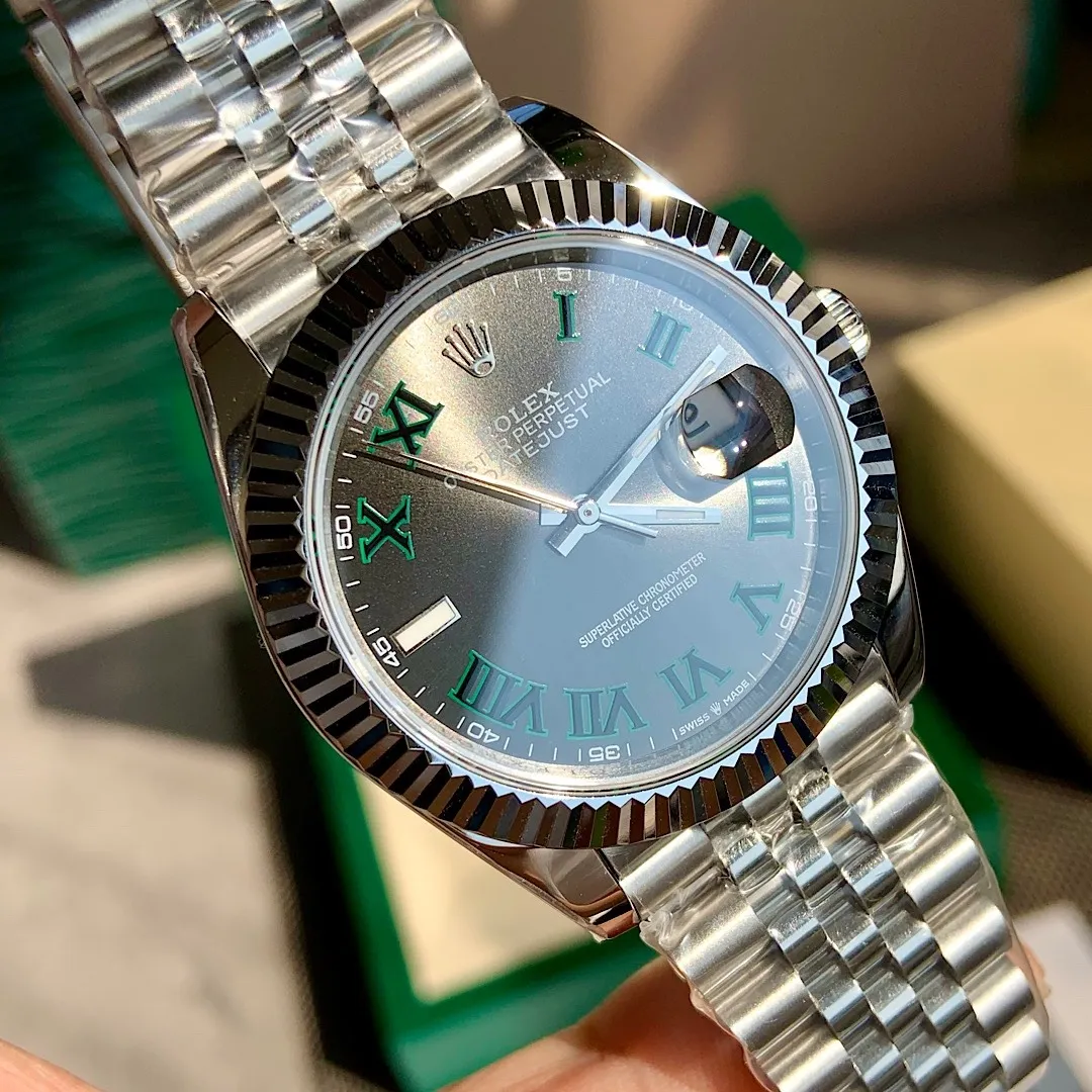 Rolex Datejust 41mm 904L Steel (SW200) Ref. N/A - 1:1 Super Clone Detail View 5