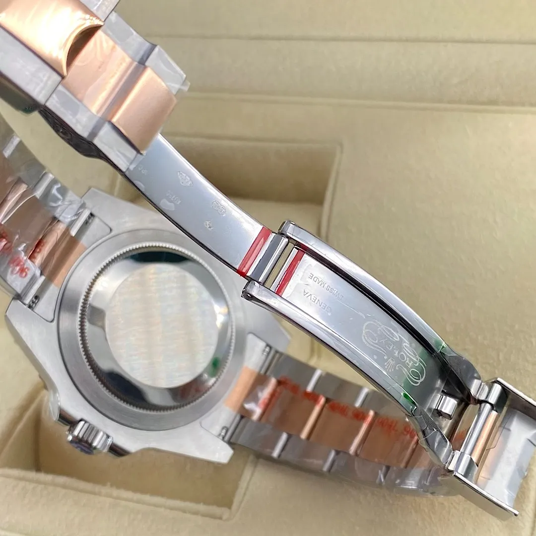 Rolex Yacht-Master 40 Two-Tone Rose Gold (Chocolate Dial) Ref. 126621 - 1:1 Super Clone Detail View 3