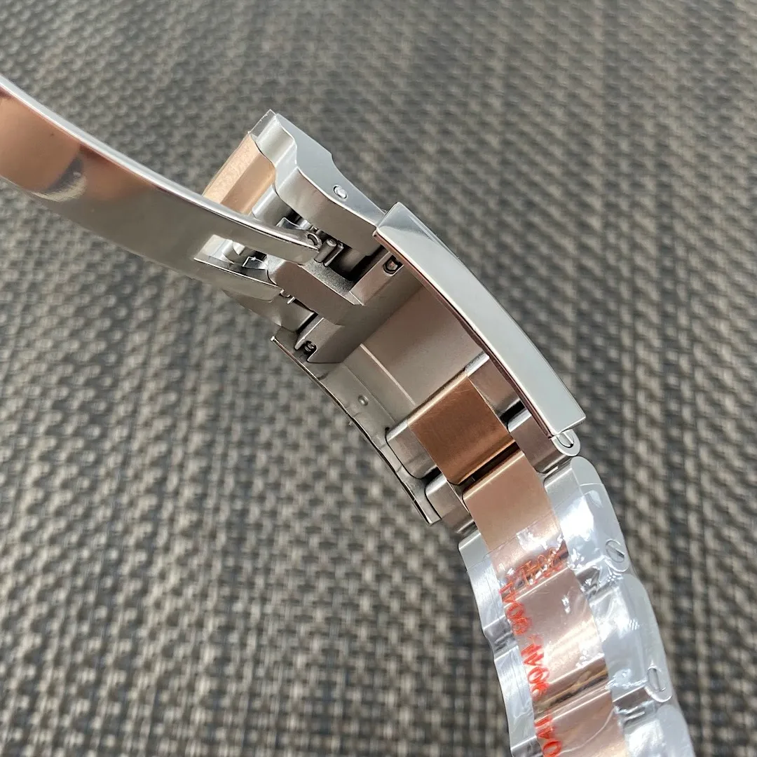 Rolex Yacht-Master 40 Two-Tone Rose Gold (Chocolate Dial) Ref. 126621 - 1:1 Super Clone Detail View 4