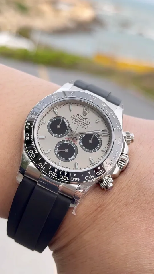 Rolex Daytona 40mm 904L Steel Weighted (White Dial) Ref. N/A - 1:1 Super Clone Detail View 1