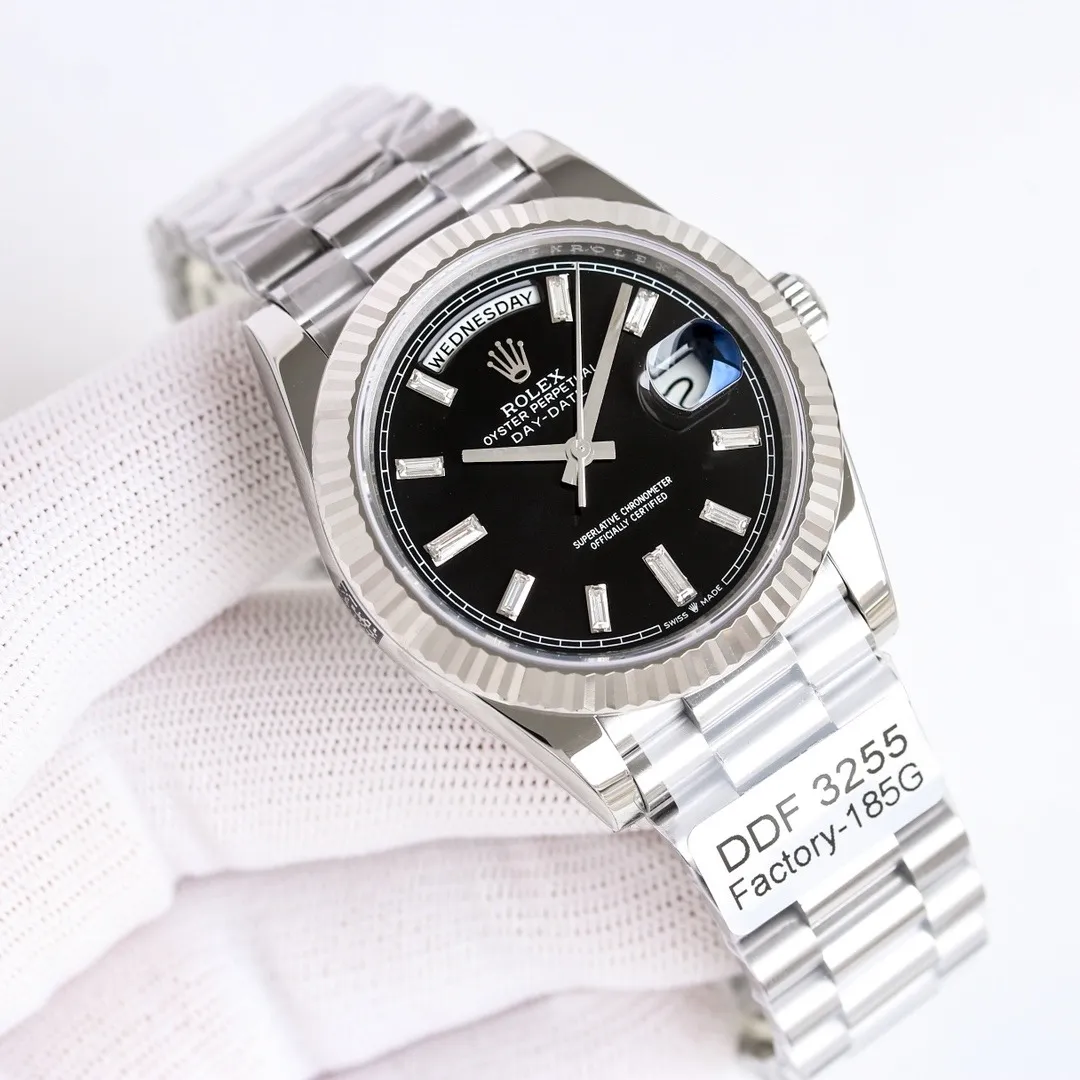 Rolex Day-Date 40 Heavyweight 185G (Gold Dial) Ref. 228238 - 1:1 Super Clone Detail View 1
