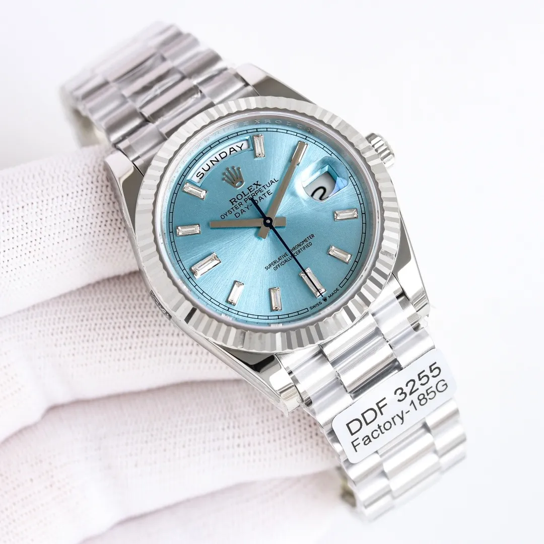 Rolex Day-Date 40 Heavyweight 185G (Gold Dial) Ref. 228238 - 1:1 Super Clone Detail View 4
