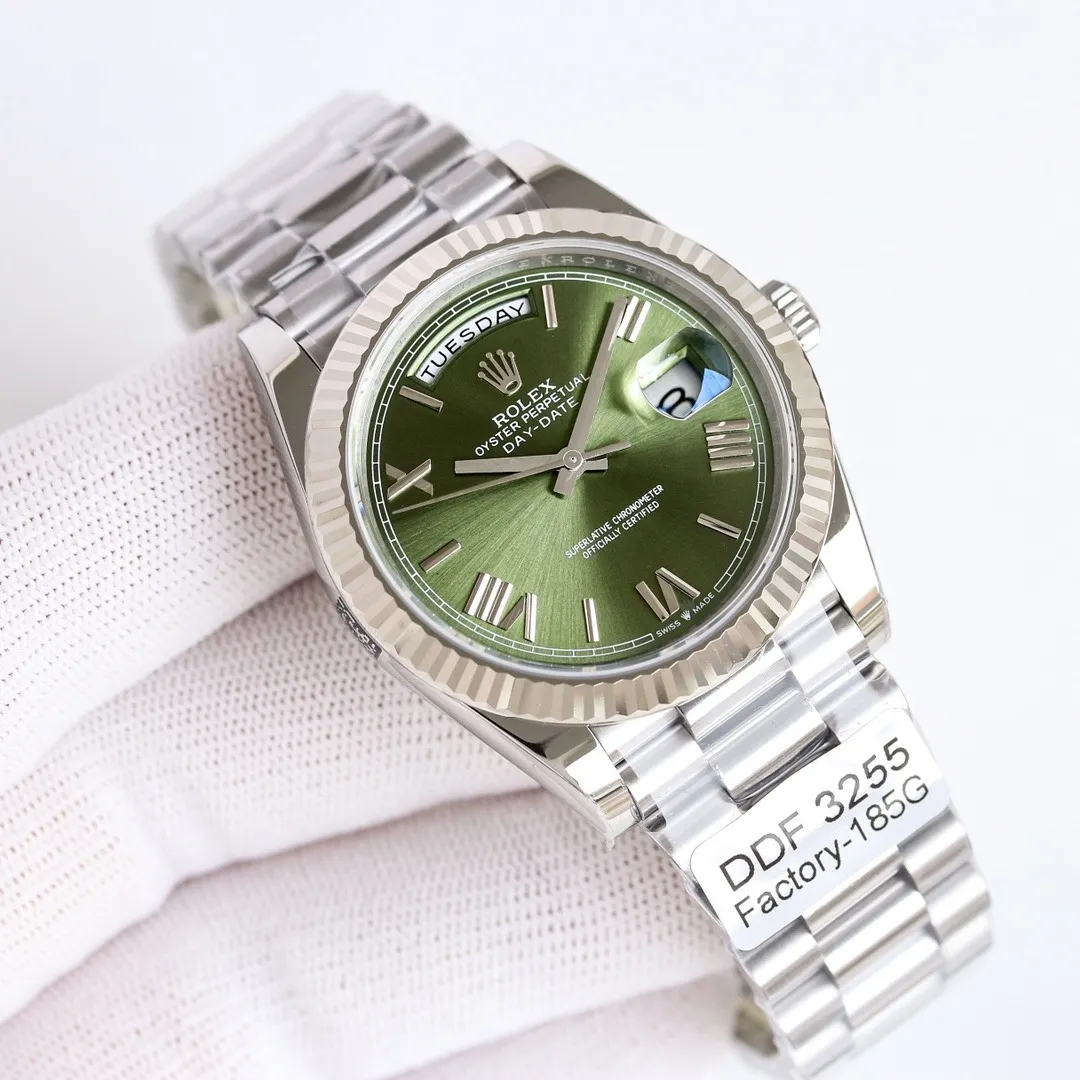 Rolex Day-Date 40 Heavyweight 185G (Gold Dial) Ref. 228238 - 1:1 Super Clone Detail View 5