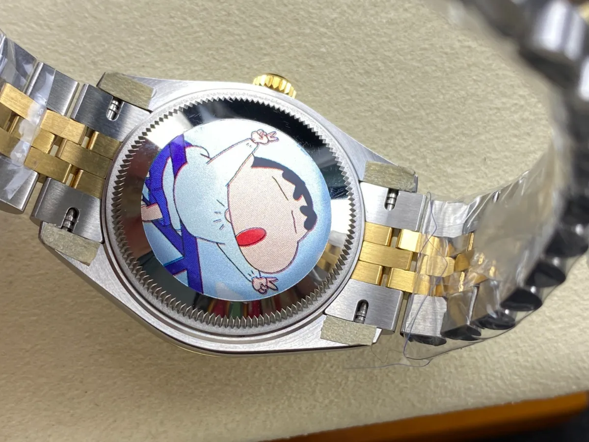 Rolex Datejust 31 Weighted (Silver Sunburst Dial) Ref. 278274 - 1:1 Super Clone Detail View 5