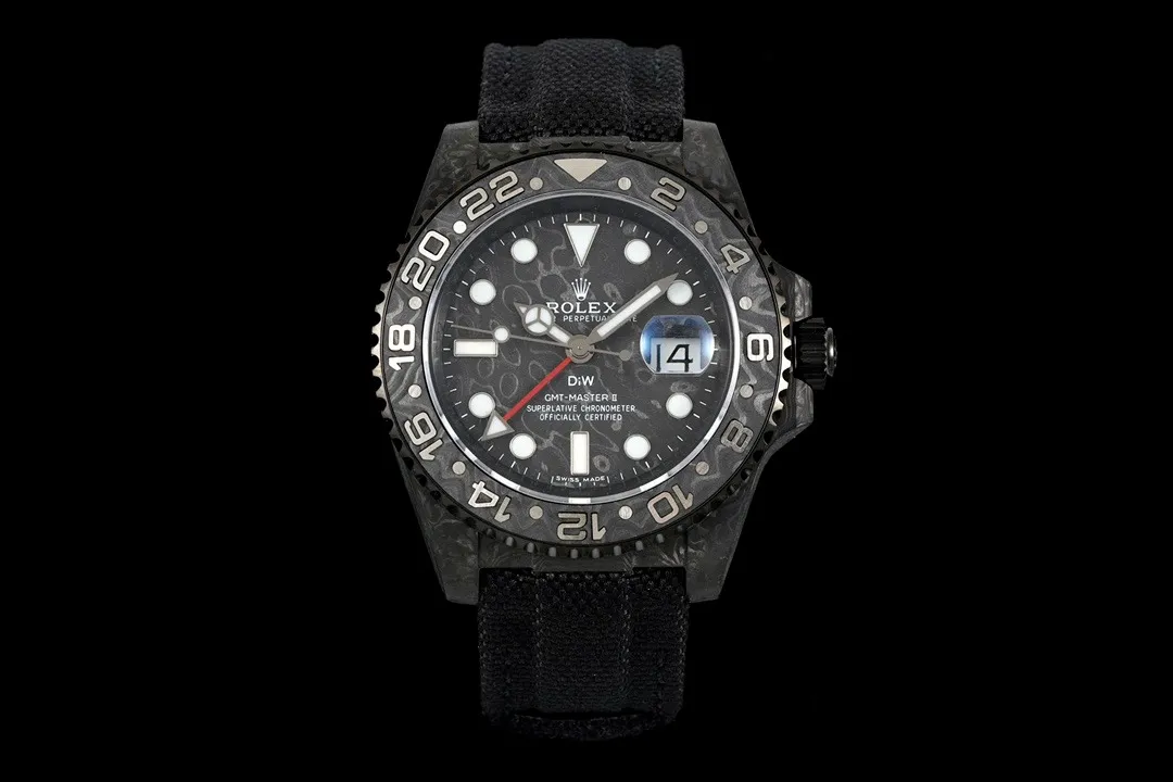 Rolex GMT-Master II DIW Custom V3 (Carbon Collection) Ref. Custom GMT-Master II (DIW V3) - 1:1 Super Clone Detail View 7