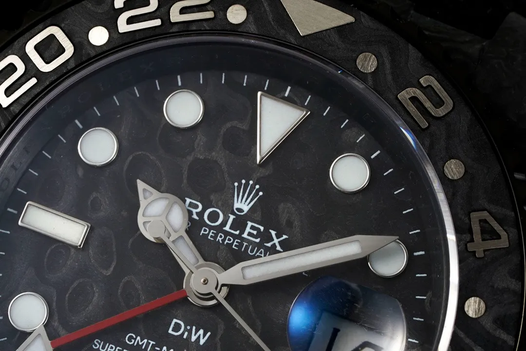 Rolex GMT-Master II DIW Custom V3 (Carbon Collection) Ref. Custom GMT-Master II (DIW V3) - 1:1 Super Clone Detail View 9