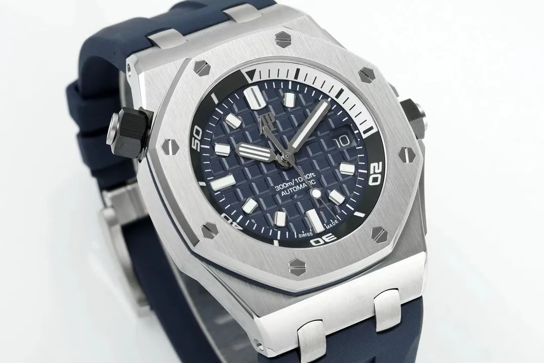 AP Royal Oak Offshore Diver 15720 IP Factory 42mm (Black Dial) Ref. 15720ST - 1:1 Super Clone Detail View 5