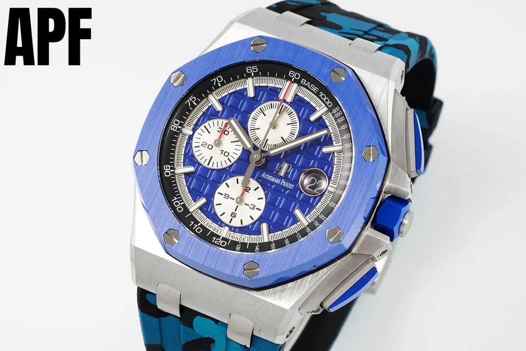 AP Royal Oak Offshore Chronograph 26470 APF 42mm (Black Ceramic) Ref. 26470 - 1:1 Super Clone Detail View 5
