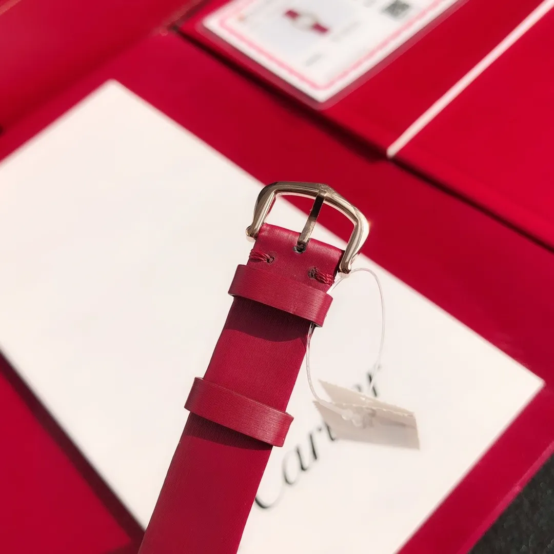 Cartier Santos Dumont Ultra-Thin (Rose Gold & Genuine Diamonds) Ref. WJSA0017 - 1:1 Super Clone Detail View 9