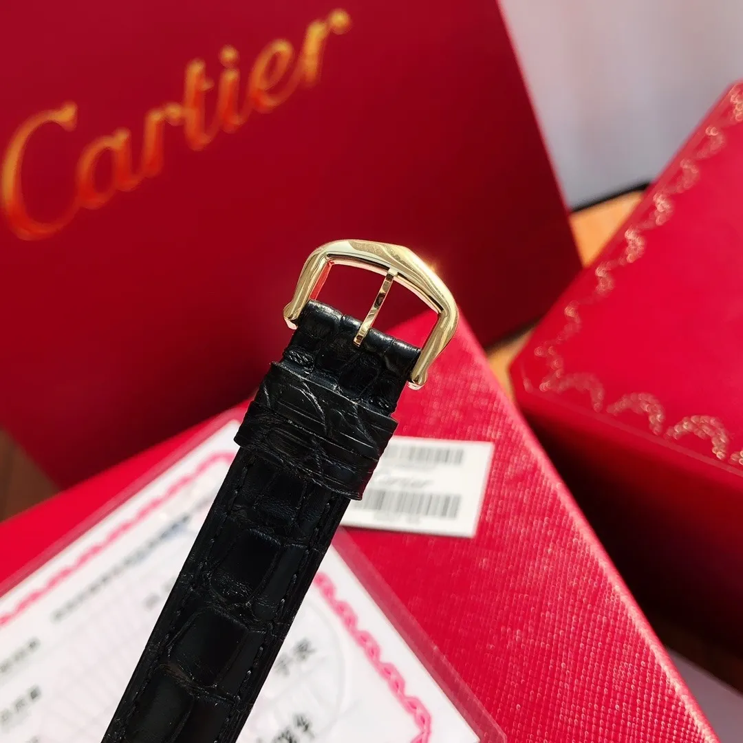 Cartier Ballon Bleu 28mm (18k Gold Plated) Ref. WGBB0007 - 1:1 Super Clone Detail View 7